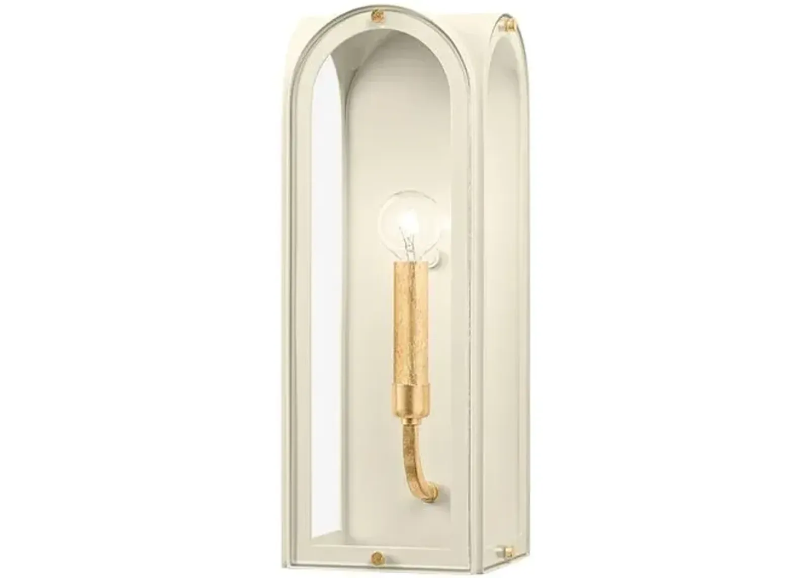 Marlowe 16" Wall Sconce - Vintage Gold Leaf/Soft Sand