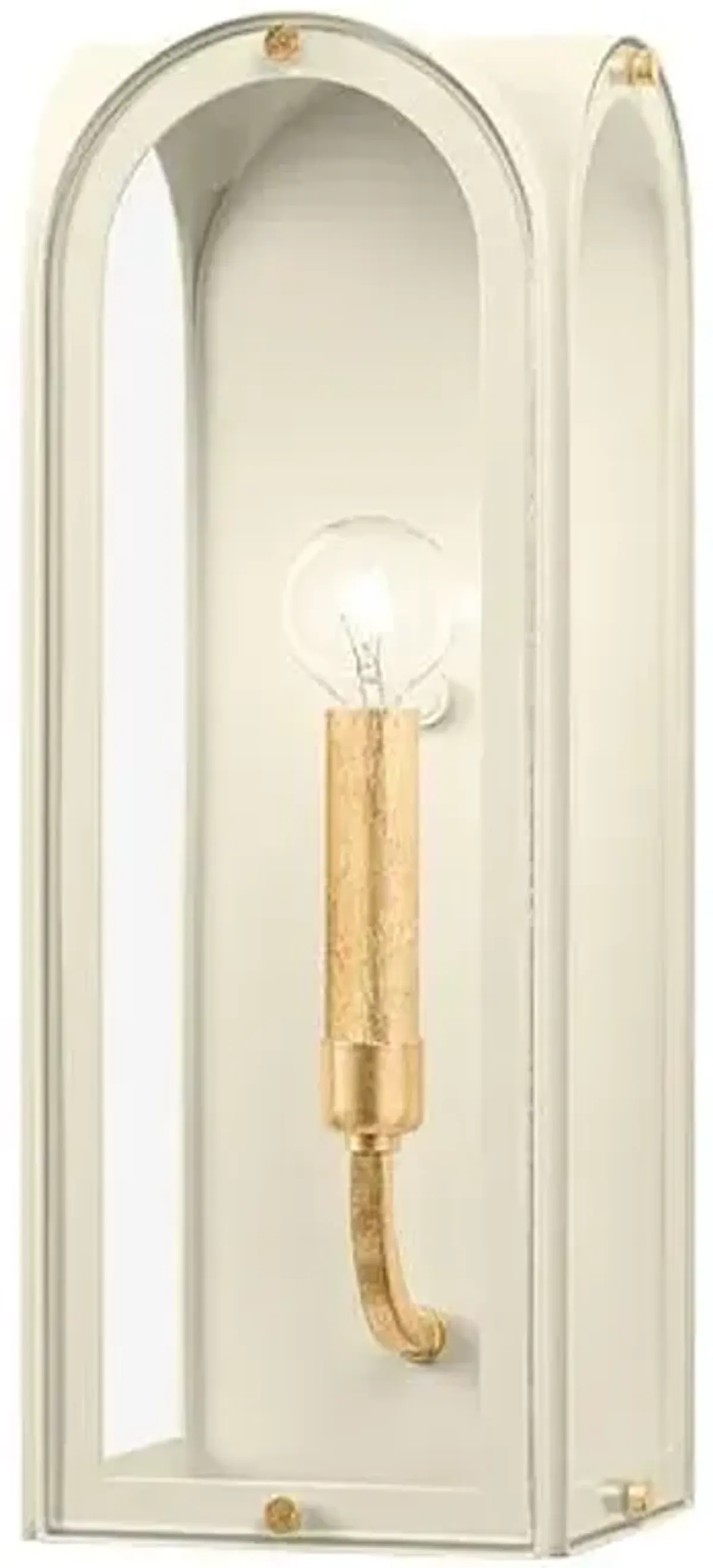 Marlowe 16" Wall Sconce - Vintage Gold Leaf/Soft Sand