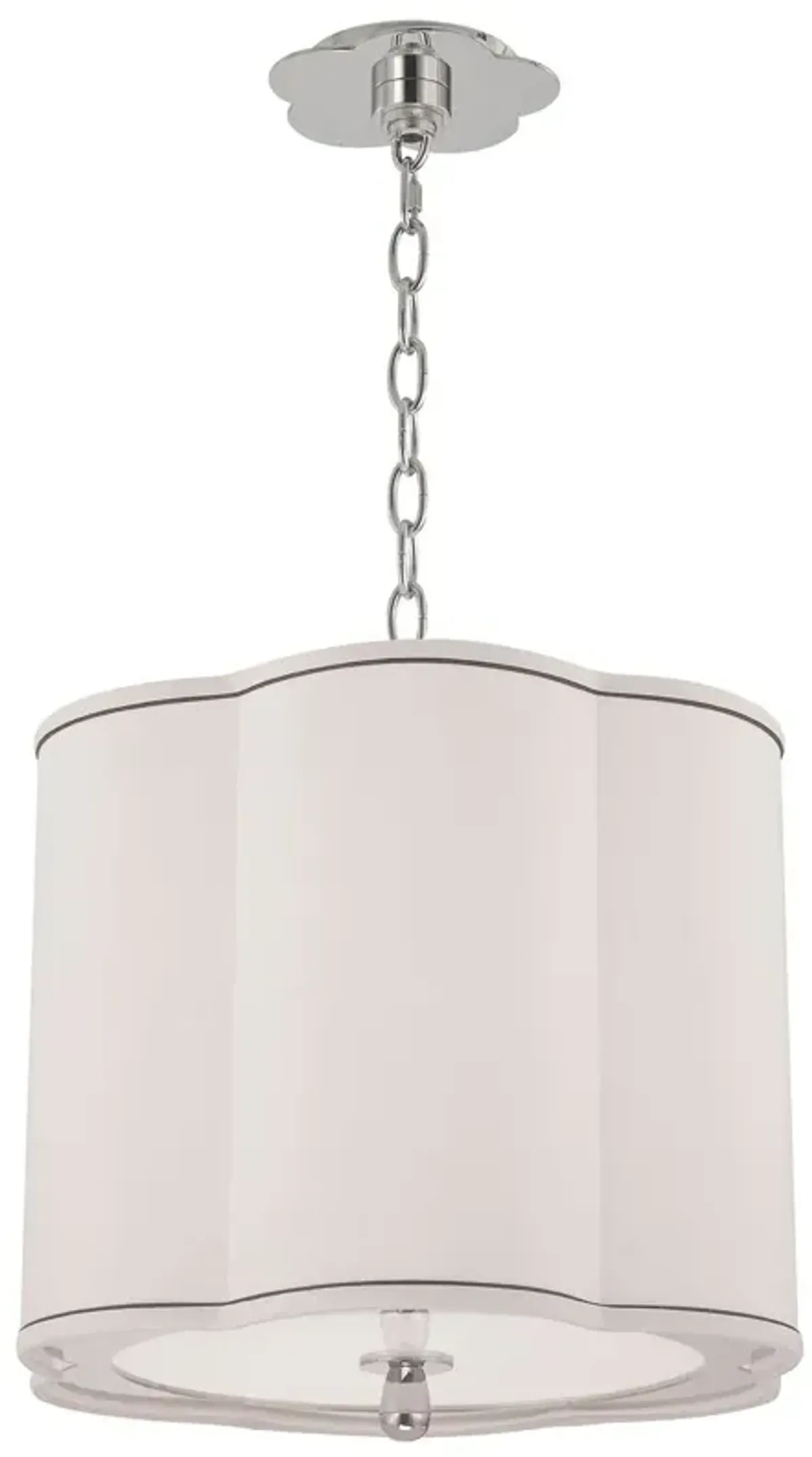 Tristian Scallop Shade Pendant - Silver