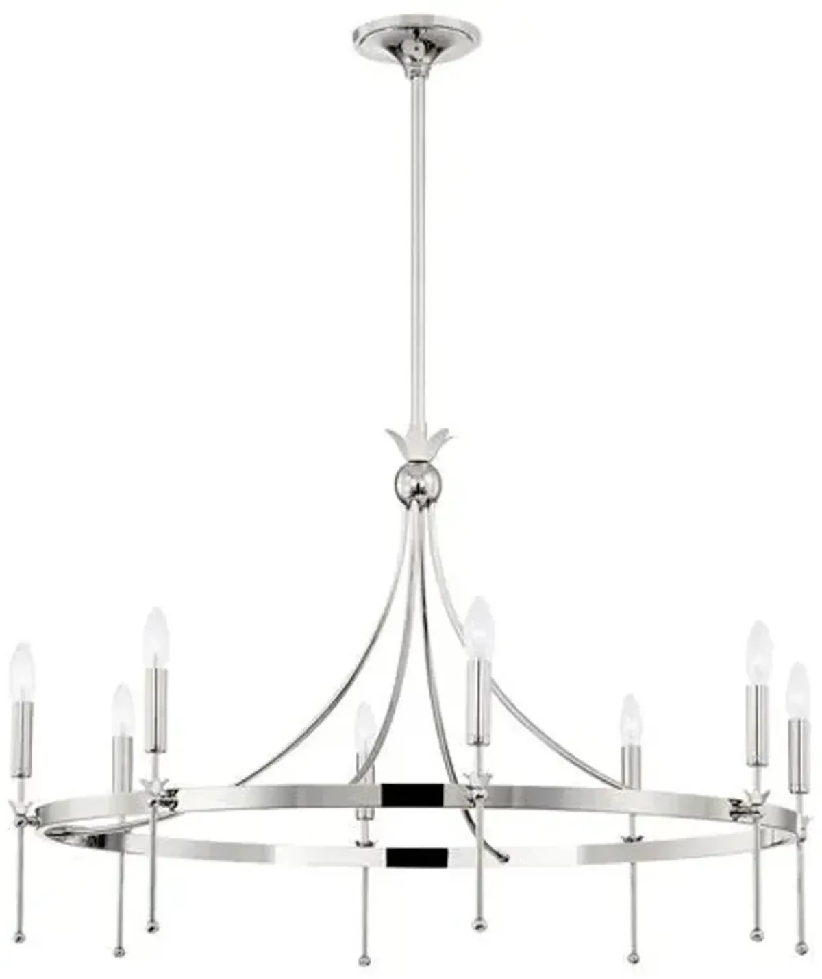 Briar 25" Chandelier - Silver