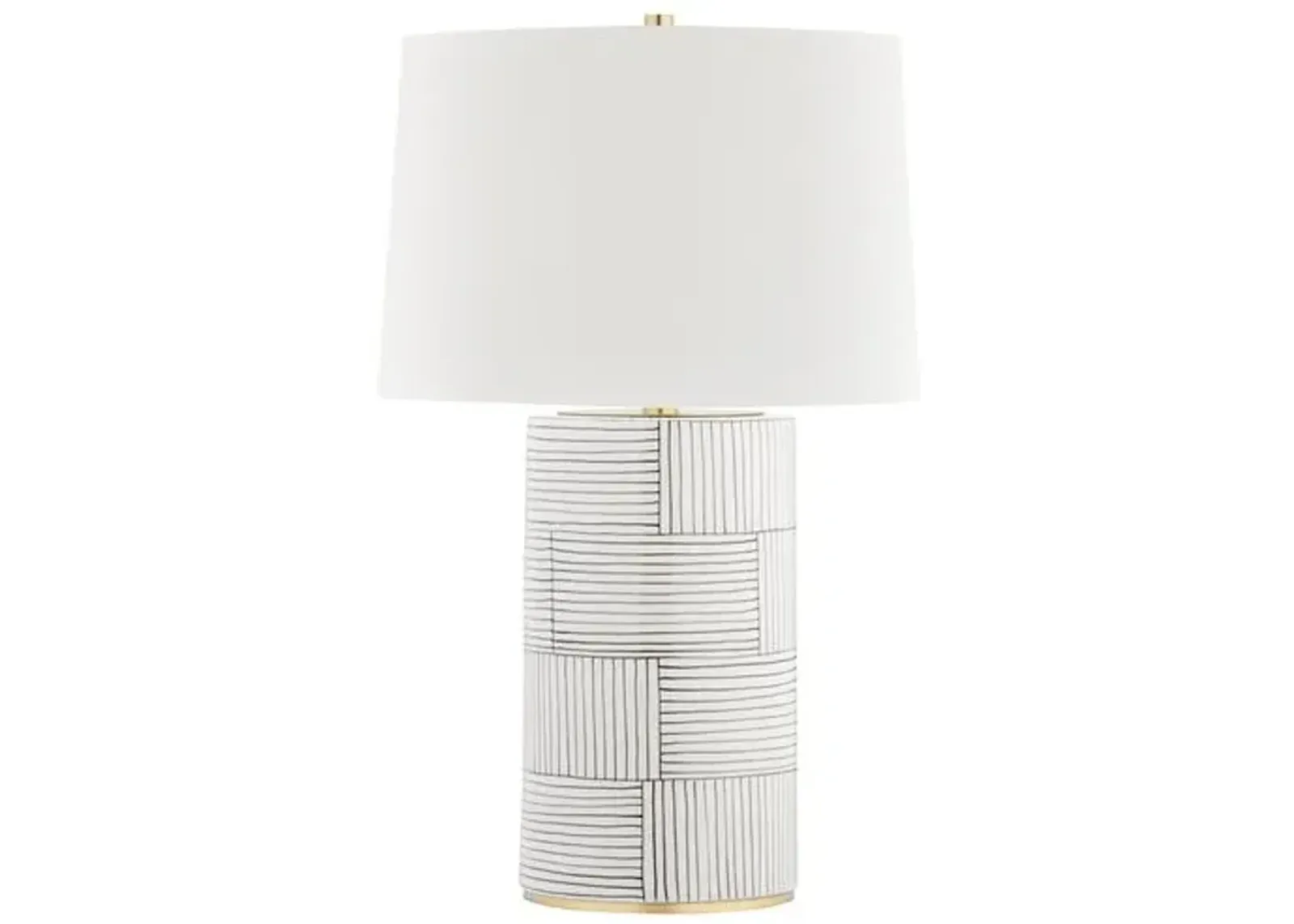 Willa 26" Ceramic Table Lamp - White