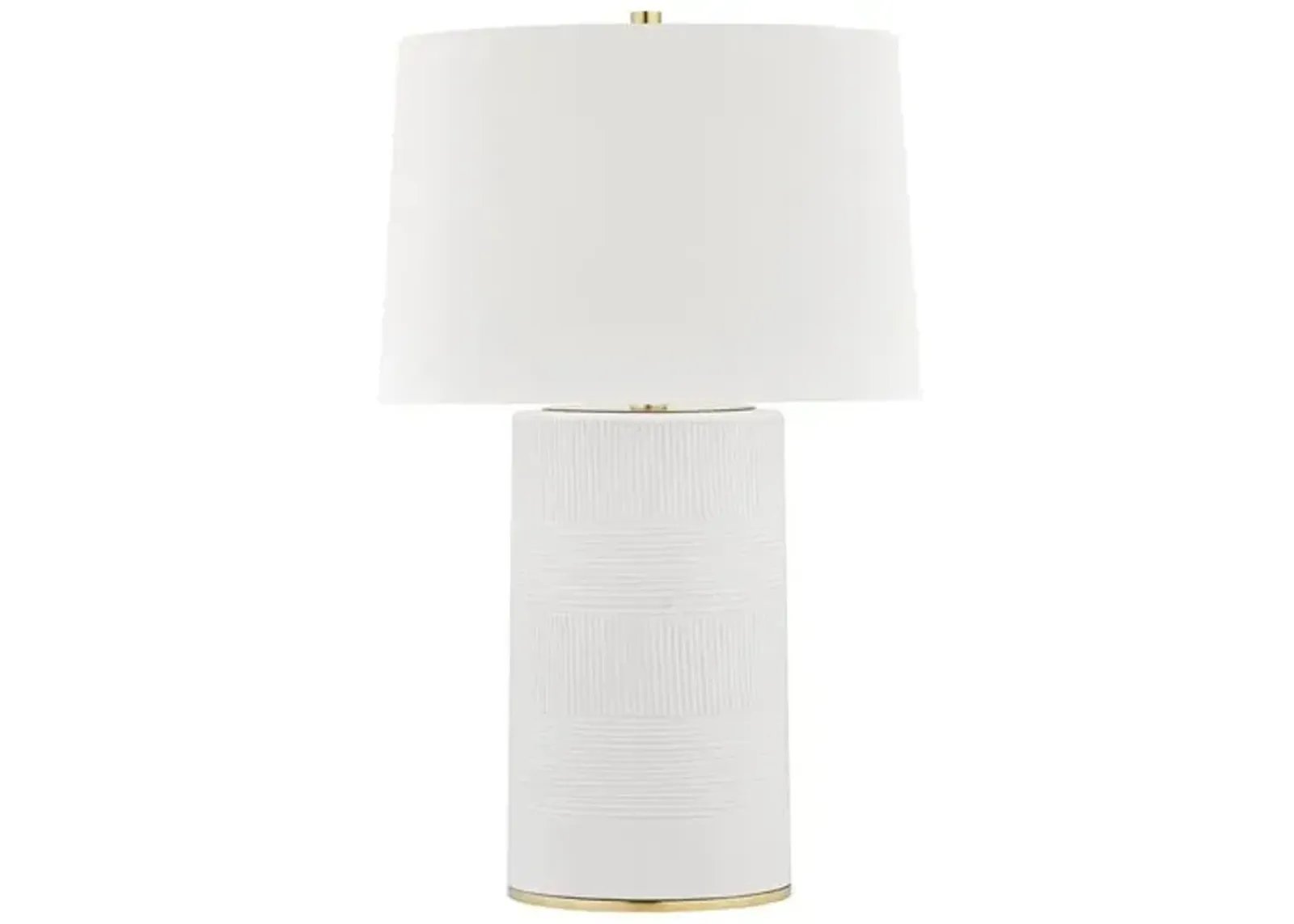 Willa 26" Ceramic Table Lamp - White