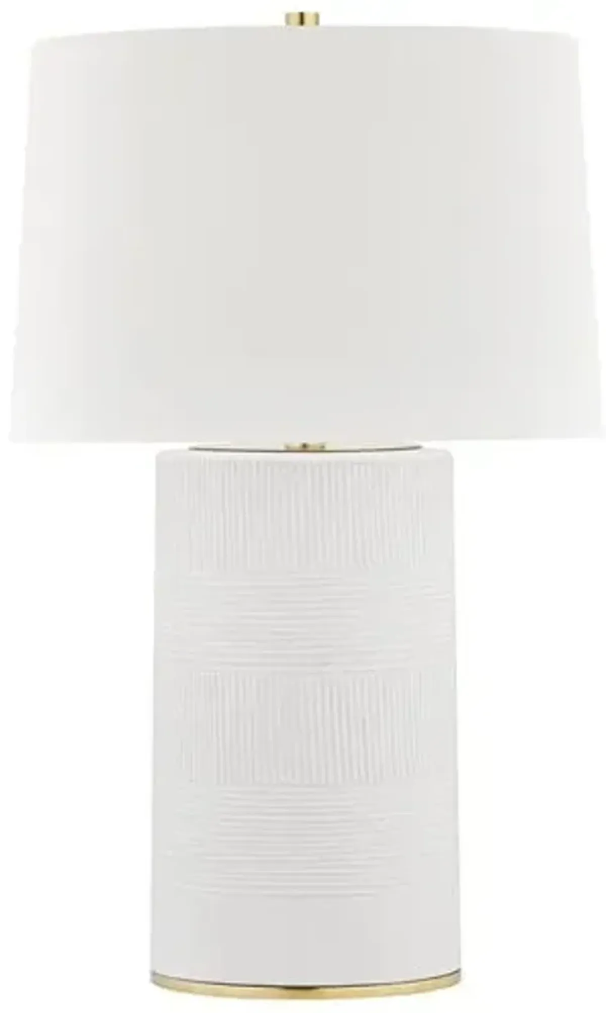 Willa 26" Table Lamp - White