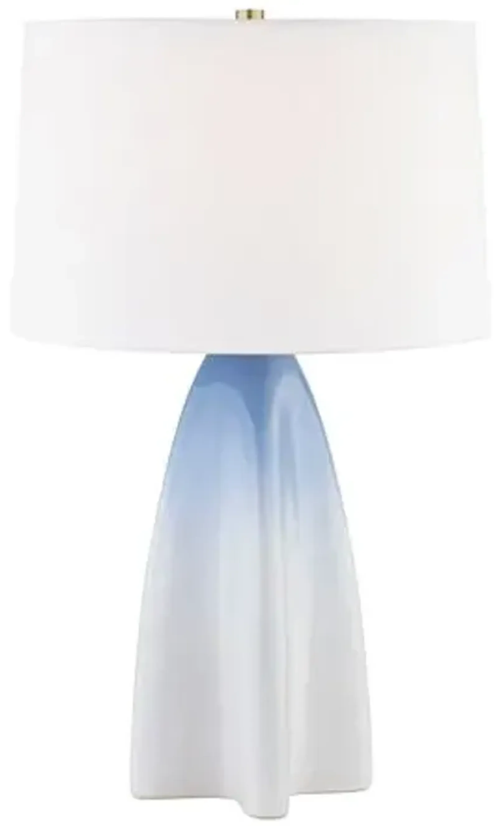 Cleo Ceramic Table Lamp - Gloss Sky Ombre - Blue