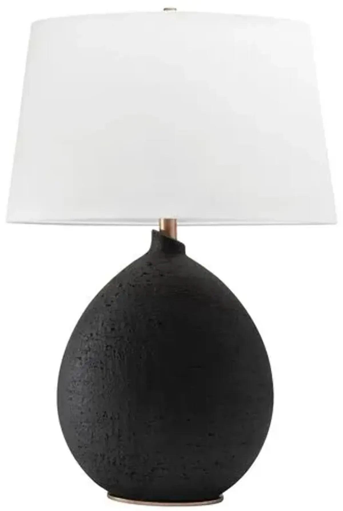 Wren 28.5" Ceramic Table Lamp - Black