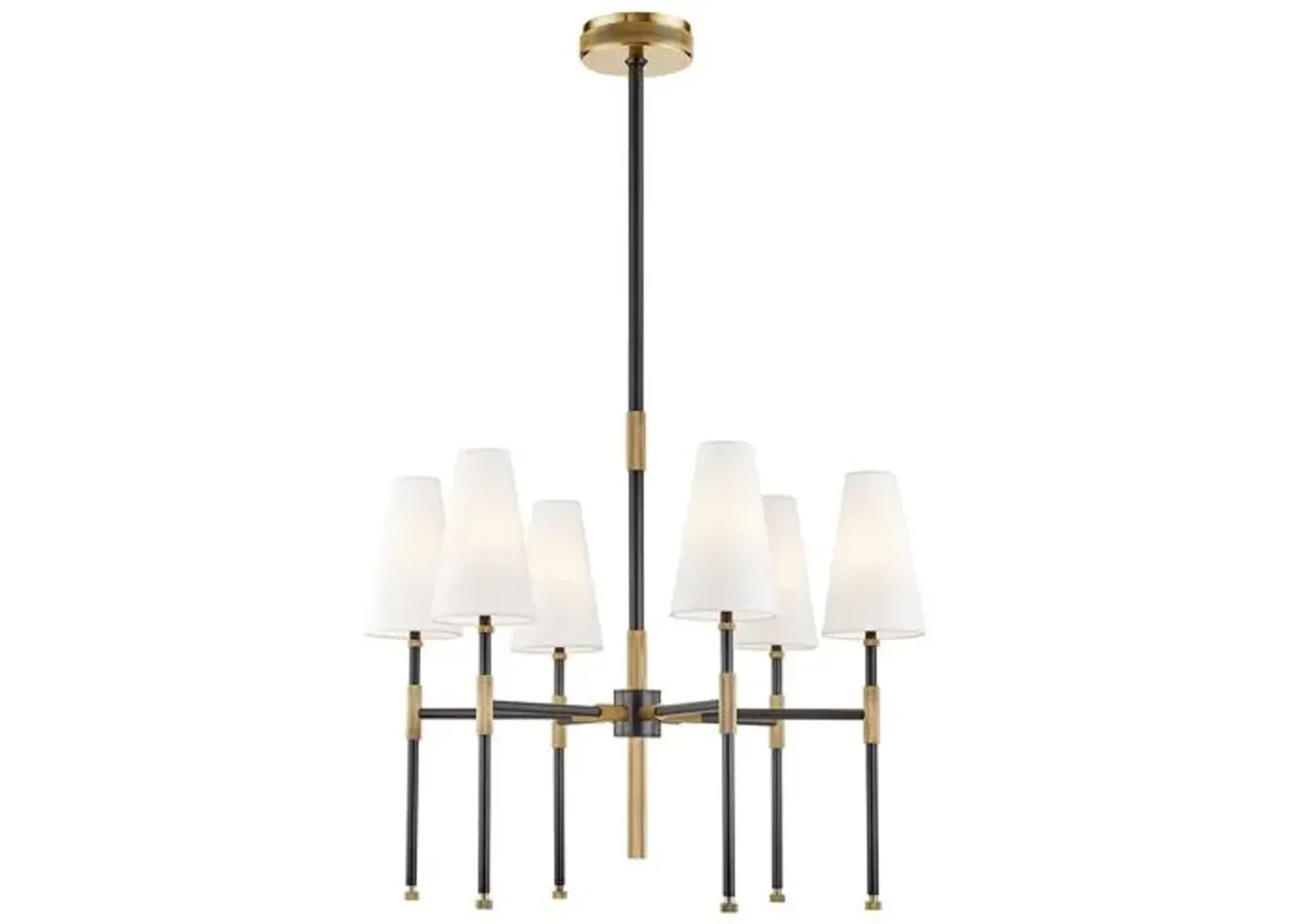 Parker 24.5" Chandelier - Aged Old Bronze - Brown