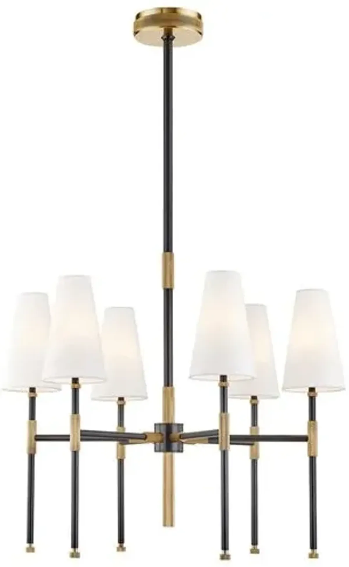 Parker 24.5" Chandelier - Aged Old Bronze - Brown