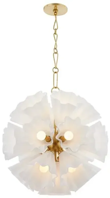 Cosette Chandelier - Aged Brass - Gold