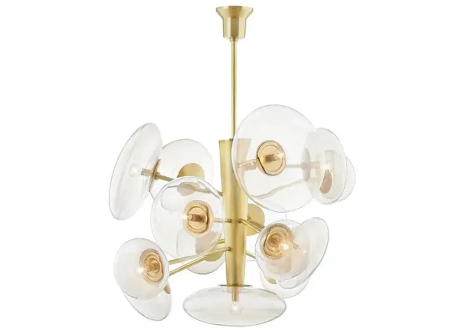 Opera 33" Chandelier - Gold