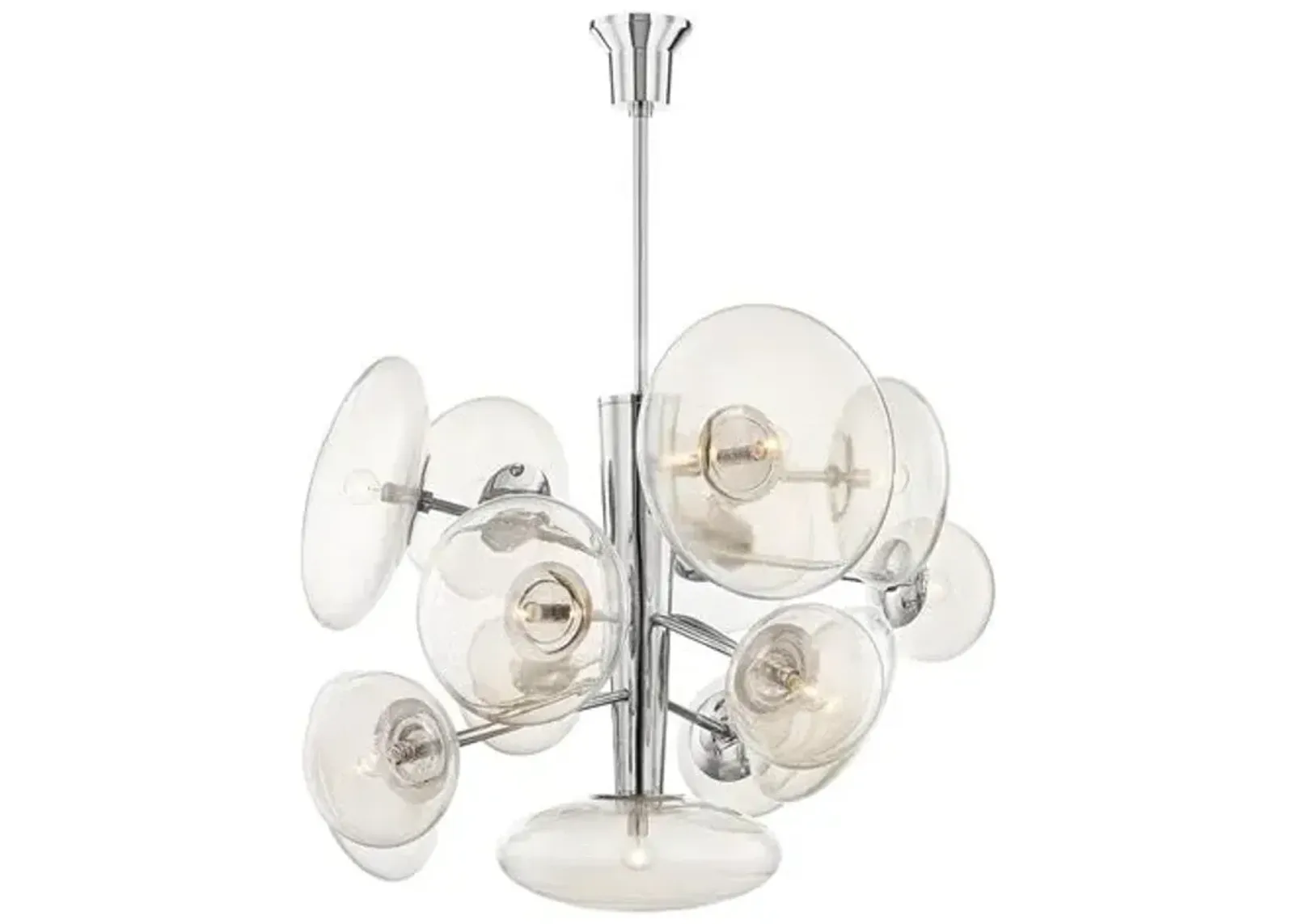 Opera 33" Chandelier - Silver