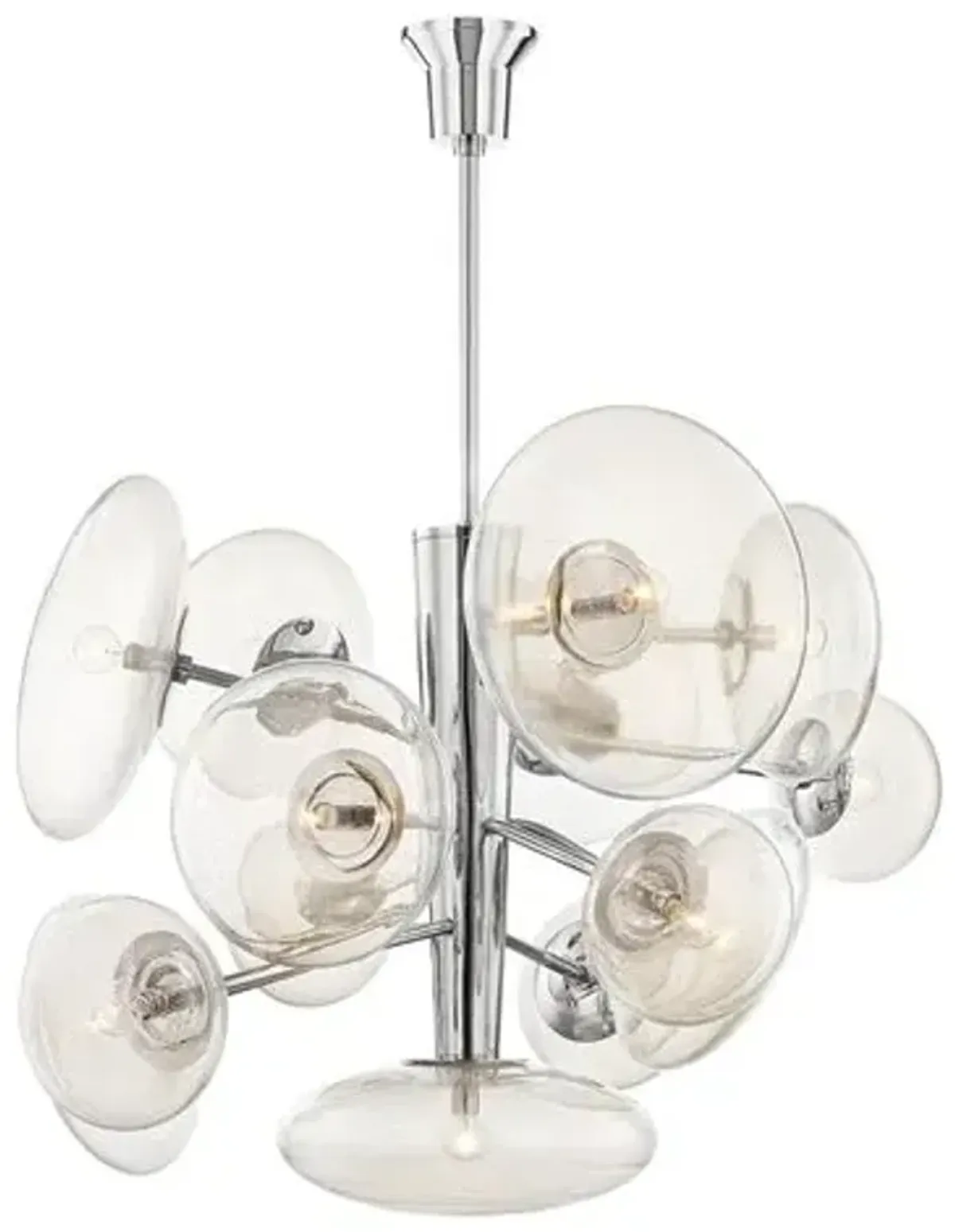 Opera 33" Chandelier - Silver