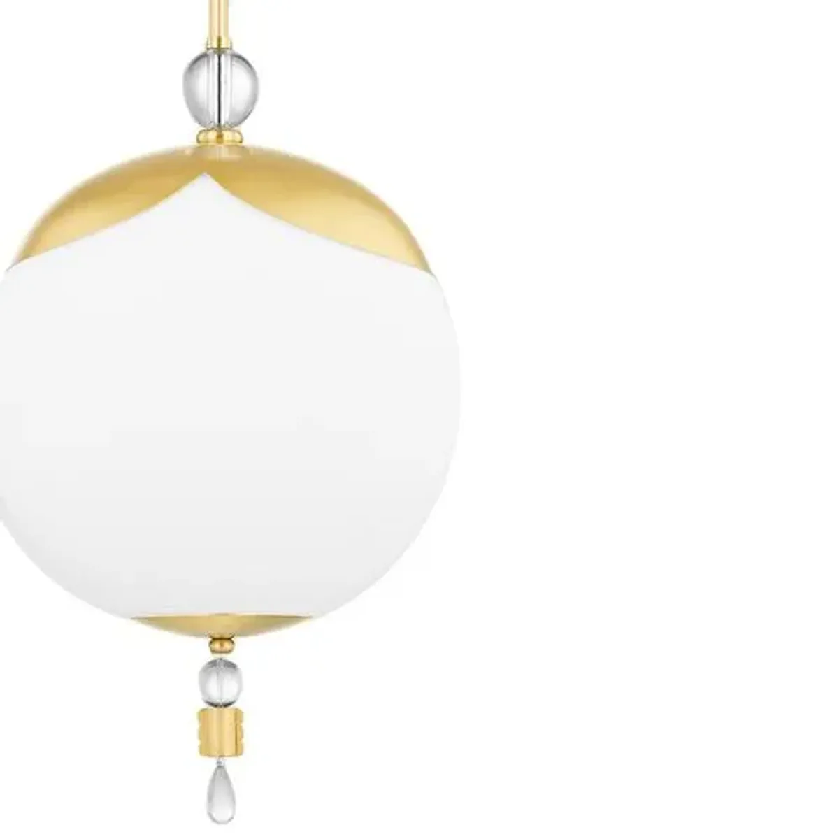 Perla Pendant - Aged Brass - Gold