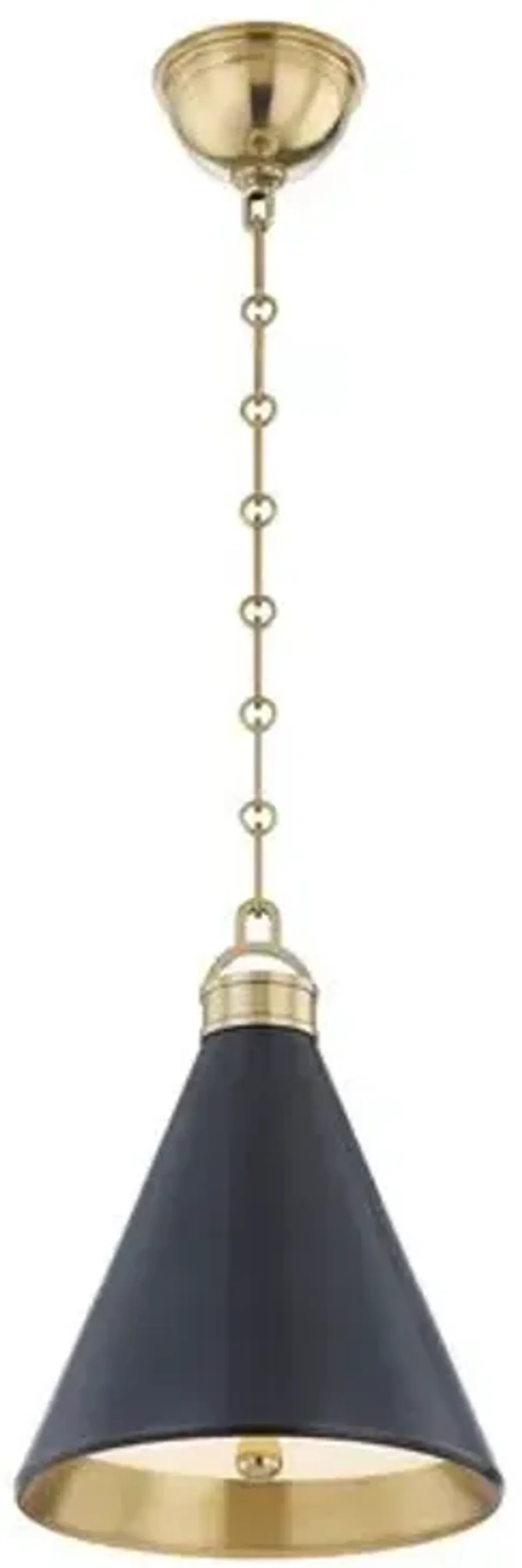 Osterley Pendant - Aged Brass/Distressed Bronze - Brown