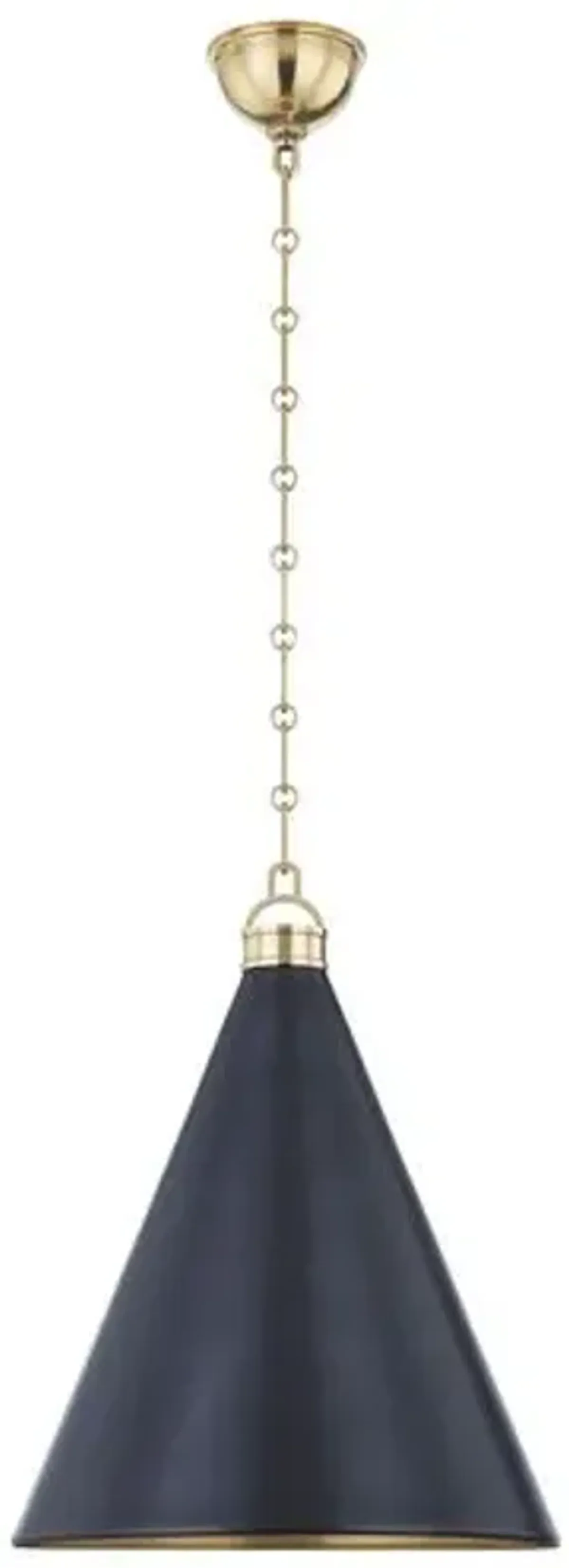 Osterley Pendant - Aged Brass/Distressed Bronze - Brown