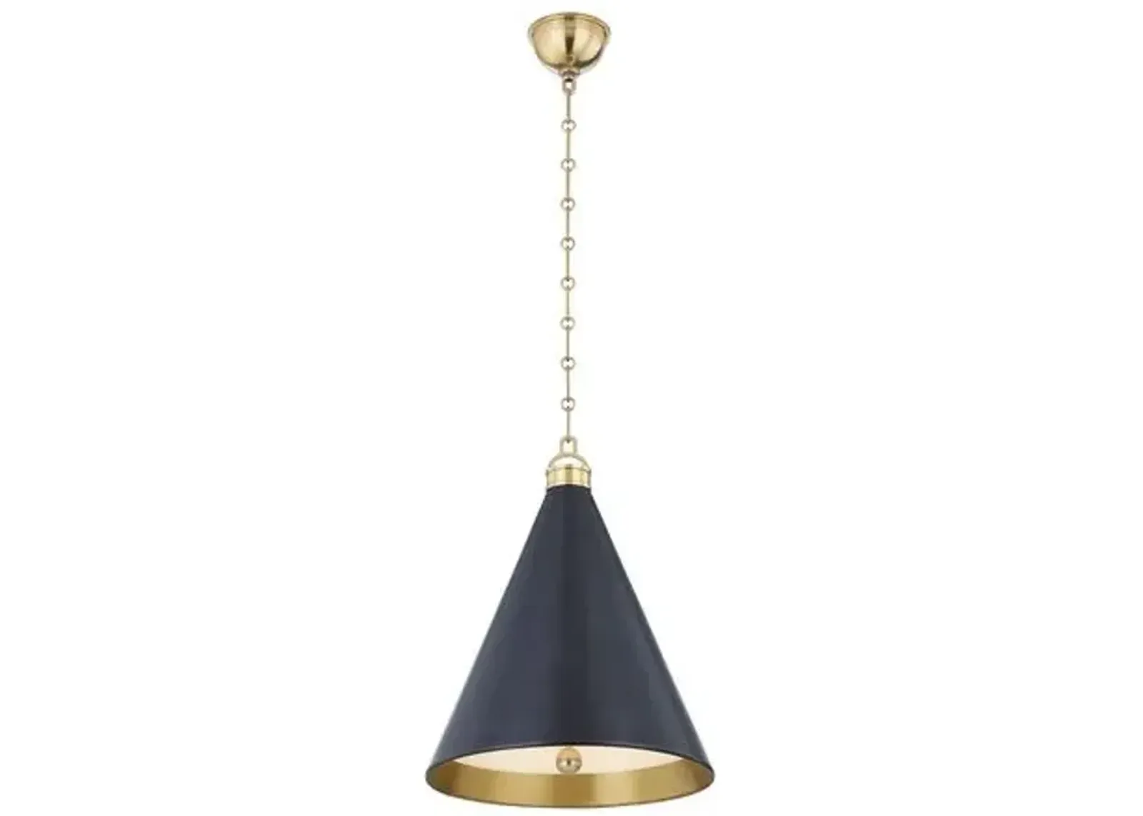 Osterley Pendant - Aged Brass/Distressed Bronze - Brown