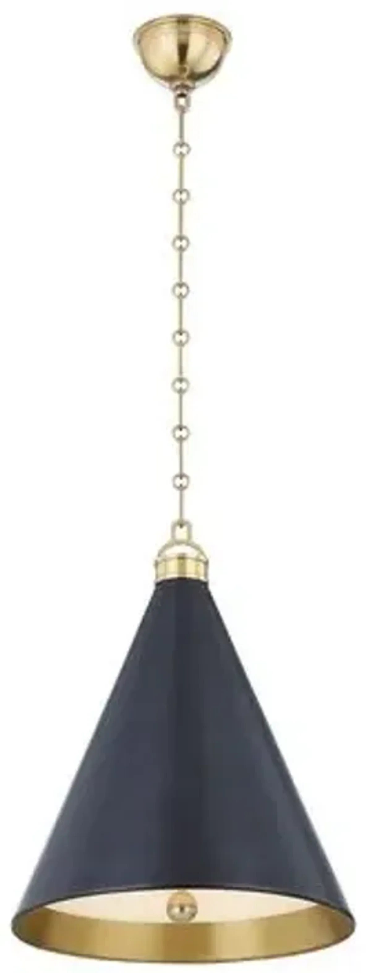 Osterley Pendant - Aged Brass/Distressed Bronze - Brown