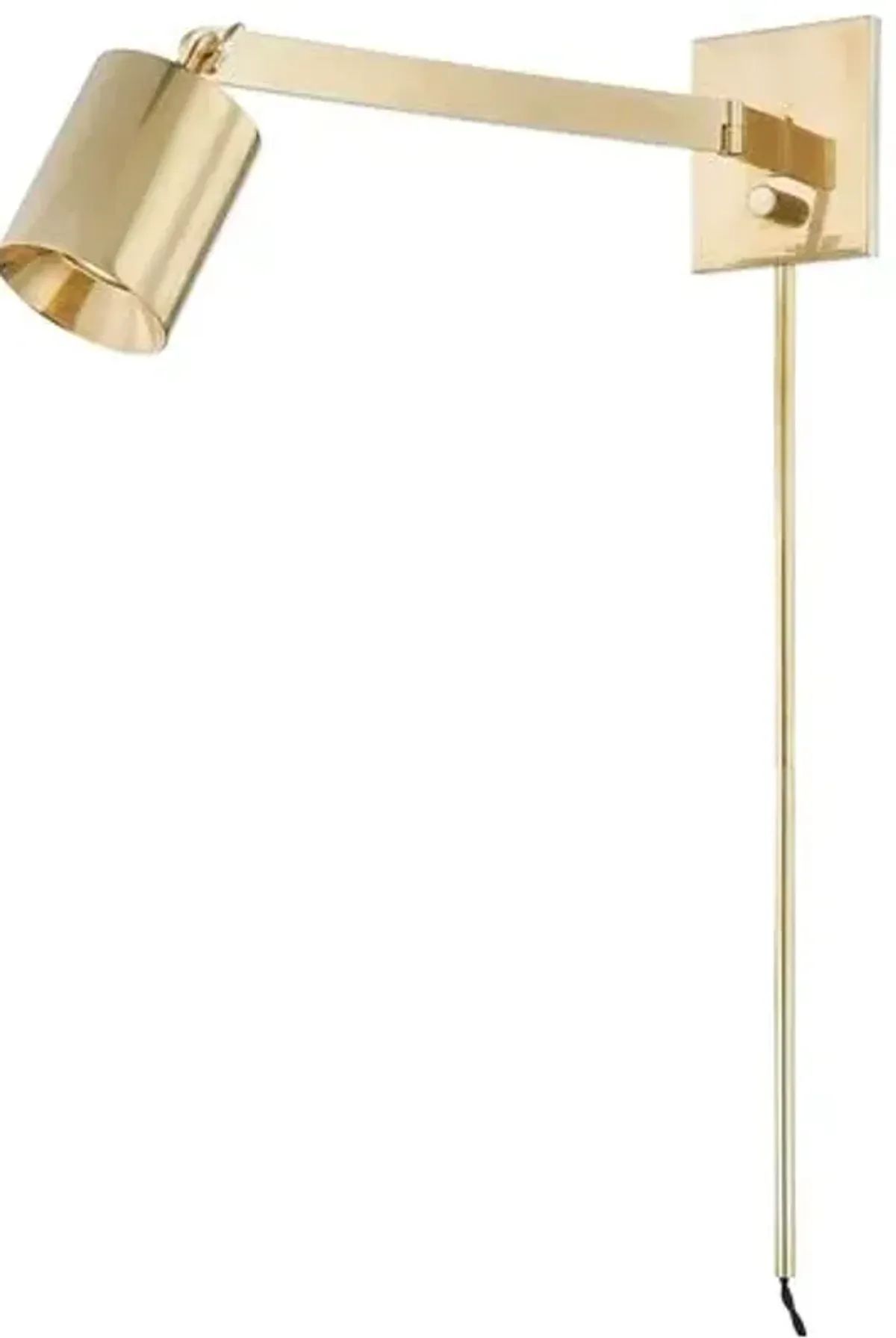 Highgrove 9.25" Plug-in Wall Sconce - Gold