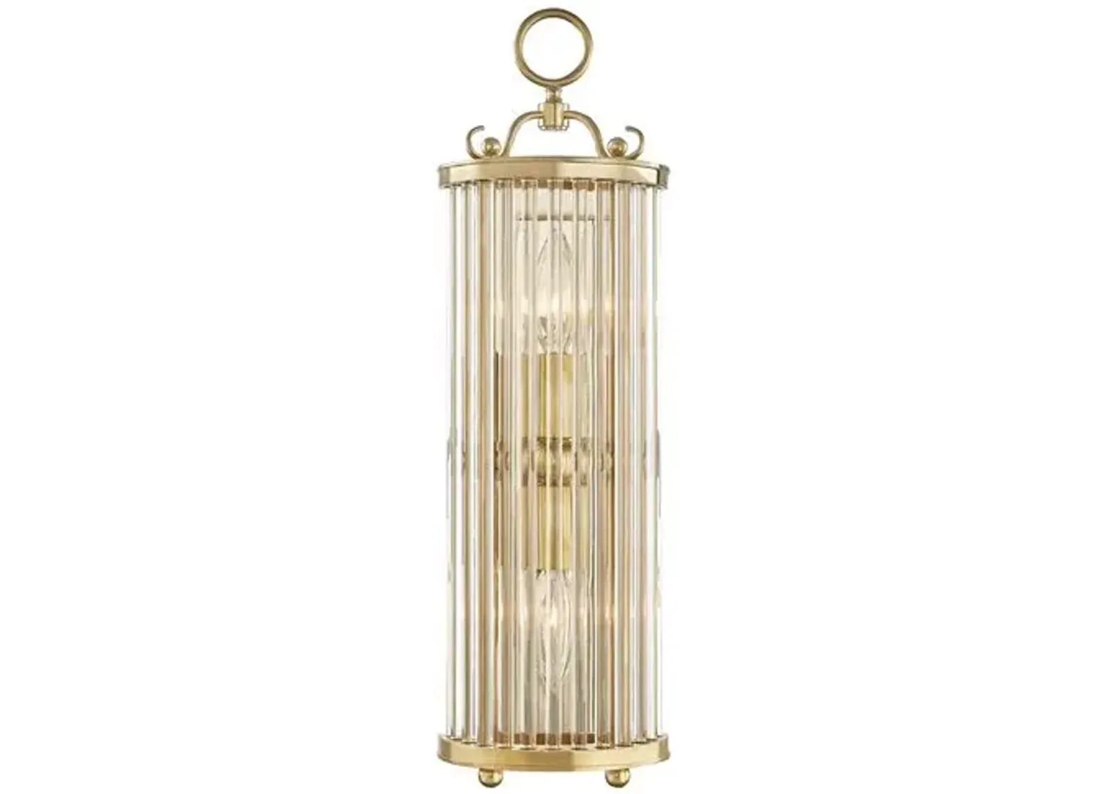 Glass No.1 19" Wall Sconce - Gold