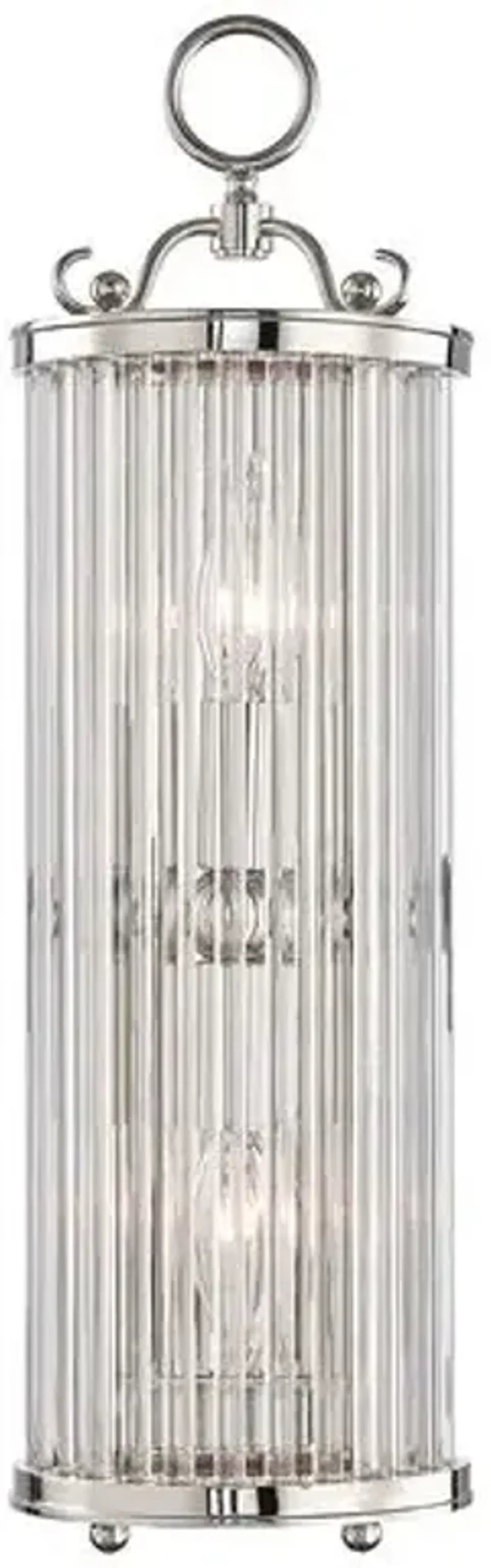 Glass No.1 19" Wall Sconce - Silver