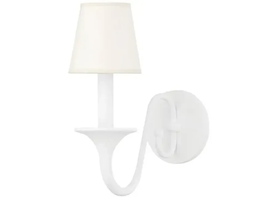 Windsor Wall Sconce - White Plaster