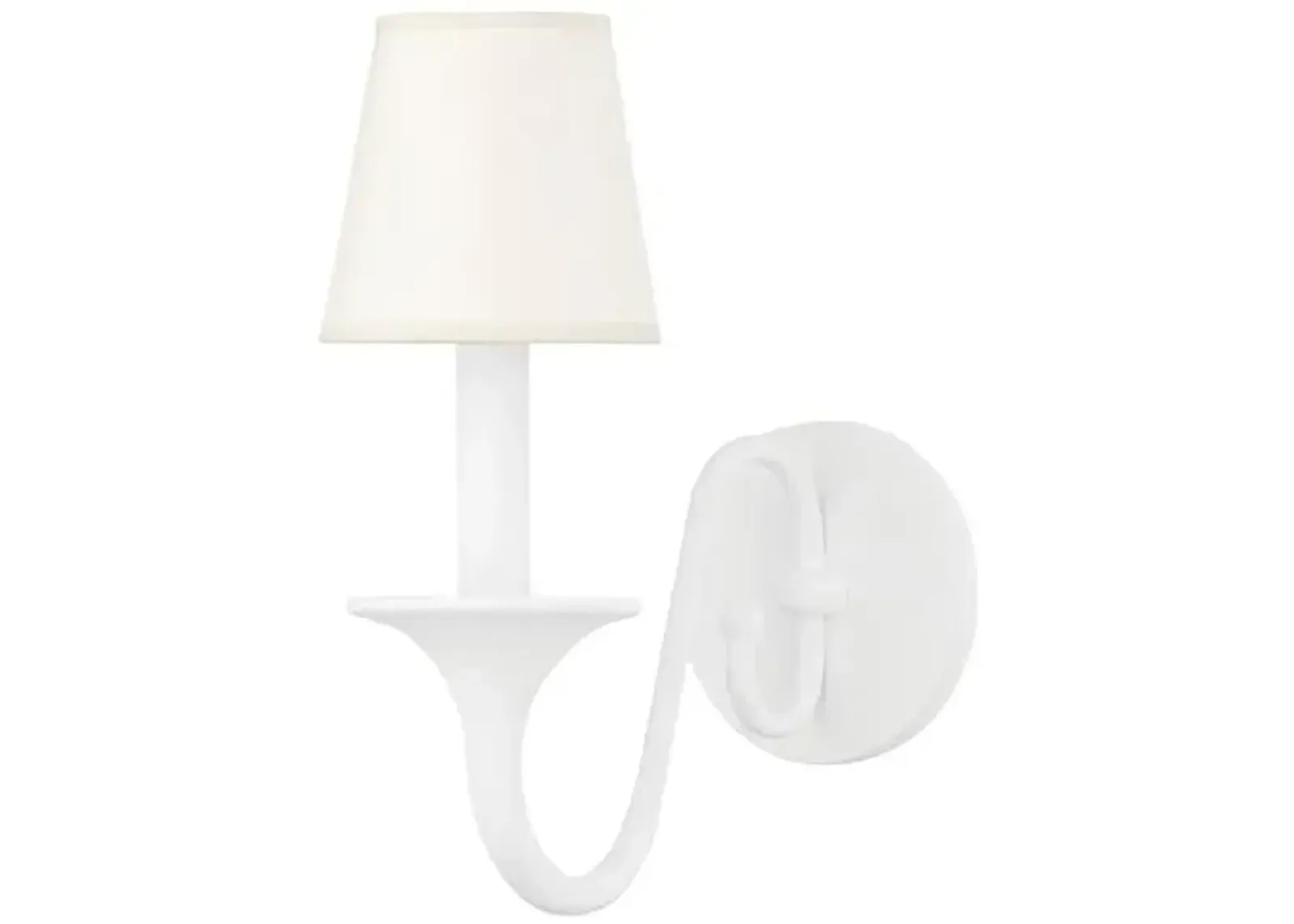 Windsor Wall Sconce - White Plaster