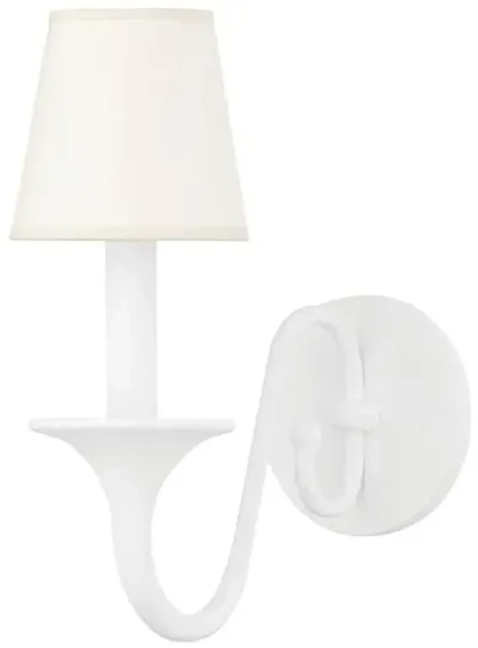 Windsor Wall Sconce - White Plaster