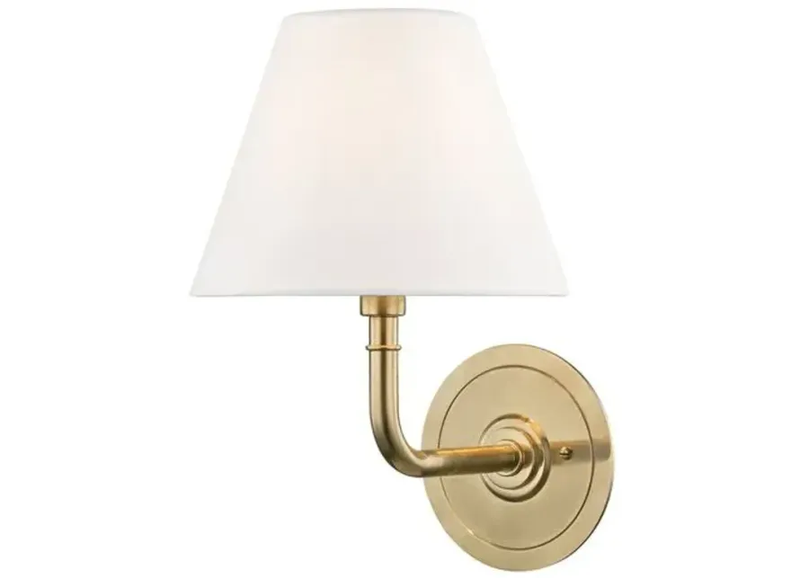 Signature No.1 11.25" Wall Sconce - Gold