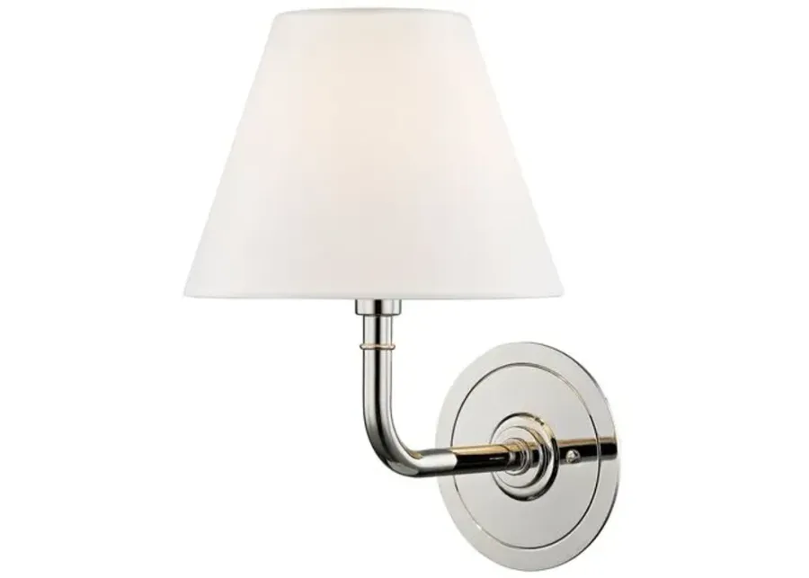 Signature No.1 11.25" Wall Sconce - Silver