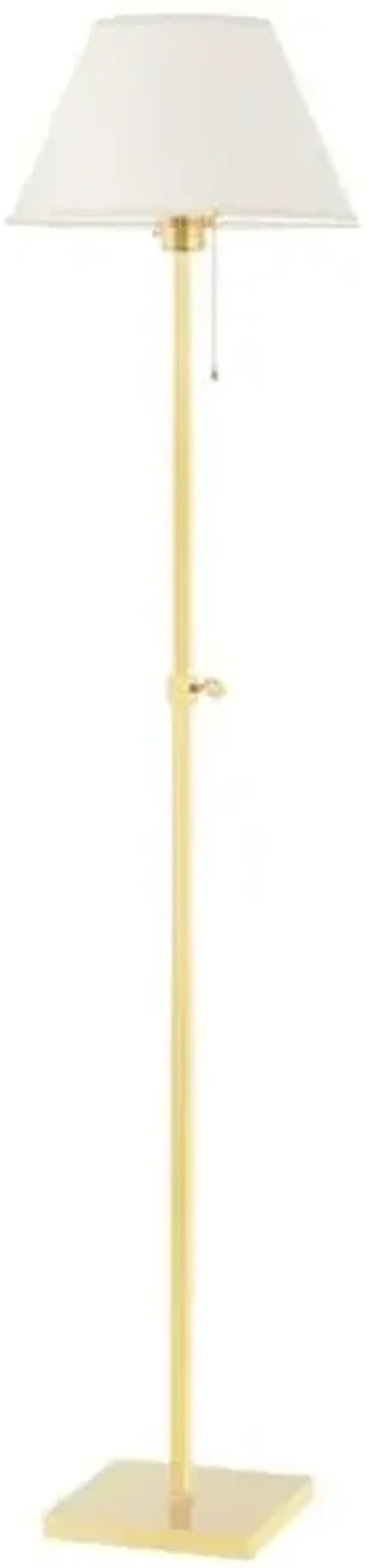 Leeds 52" Floor Lamp - Aged Brass