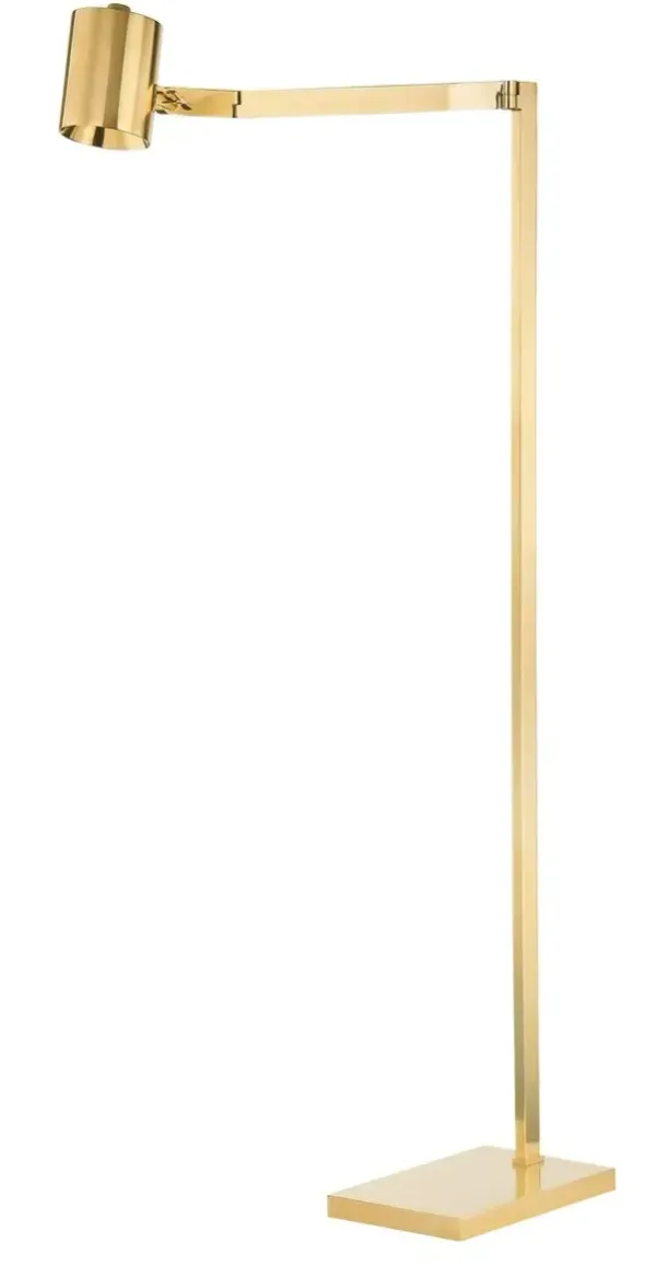 Highgrove 54" Adjustable Floor Lamp - Aged Brass