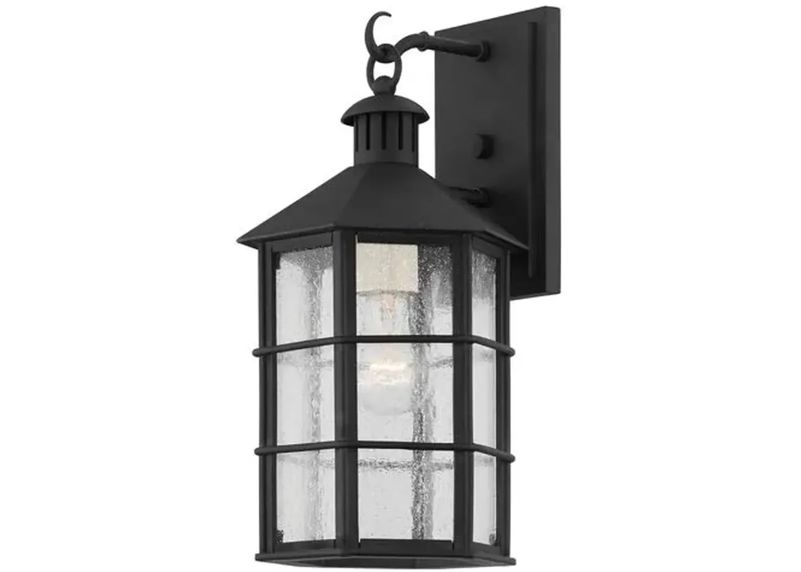 Lake County Wall Sconce - French Iron - Black