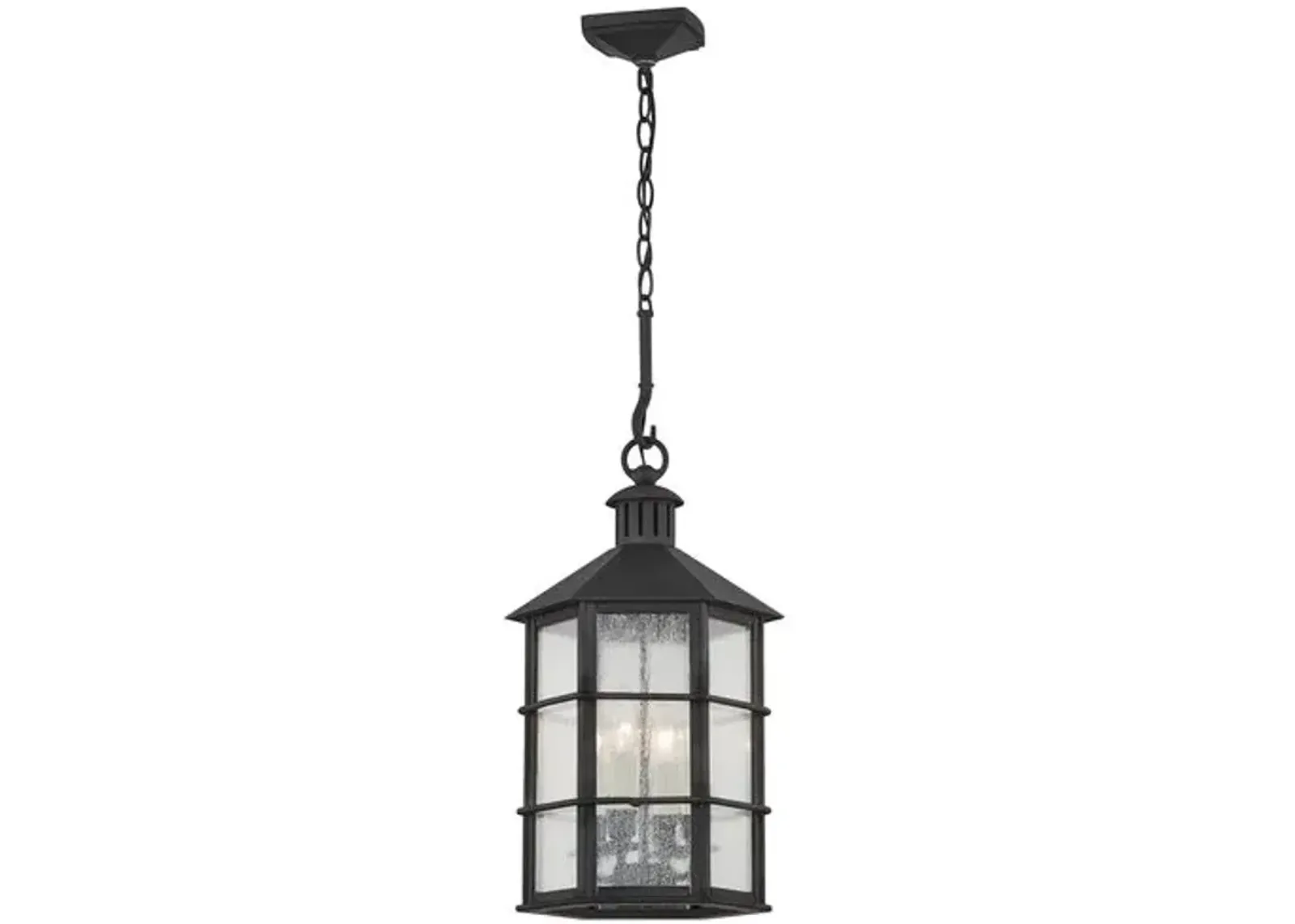 Lake County Lantern - French Iron - Black