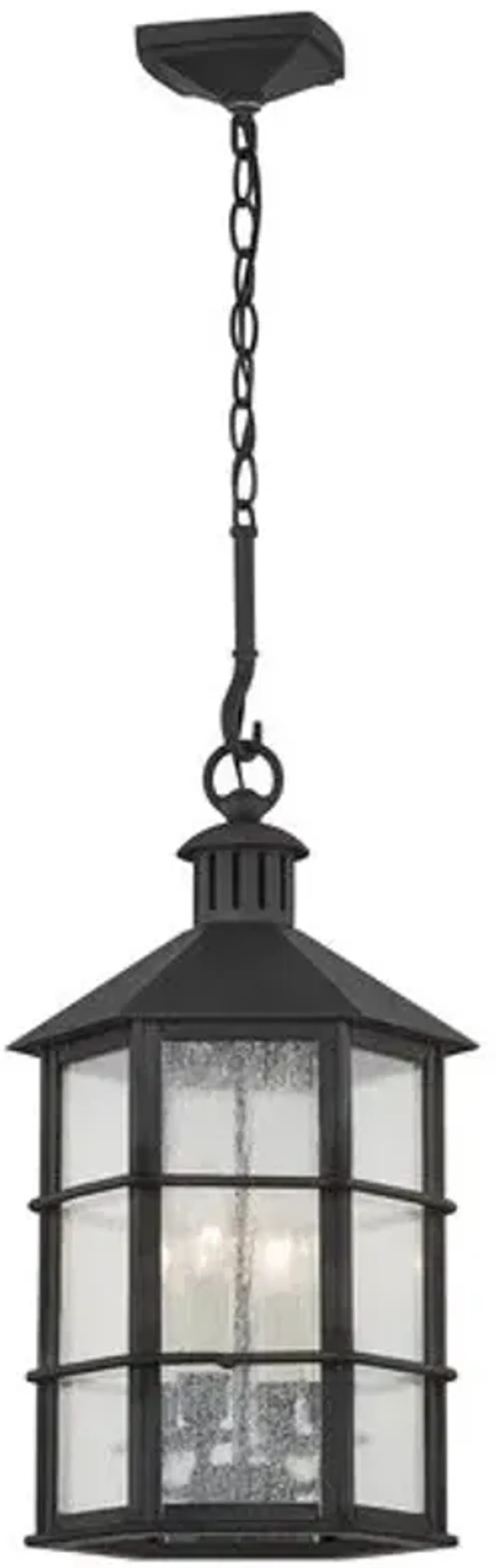 Lake County Outdoor Lantern - French Iron - Black