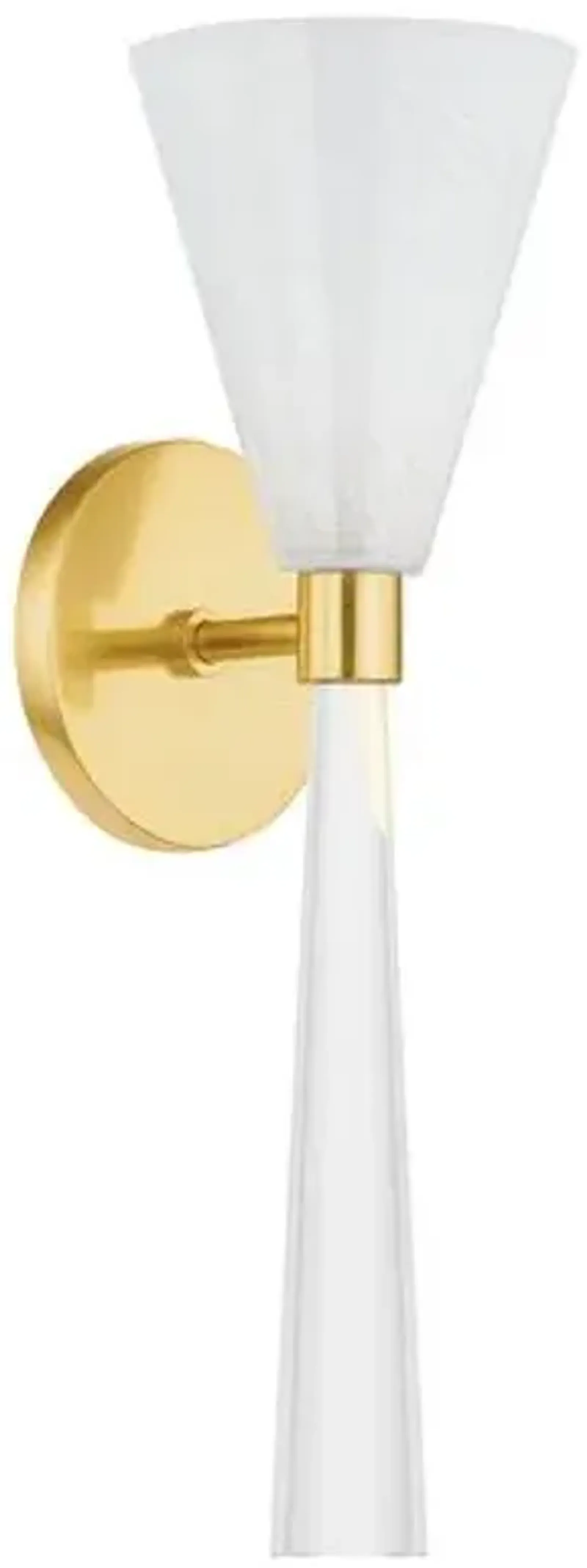 Zoie Wall Sconce - Crystal/Glass - Gold