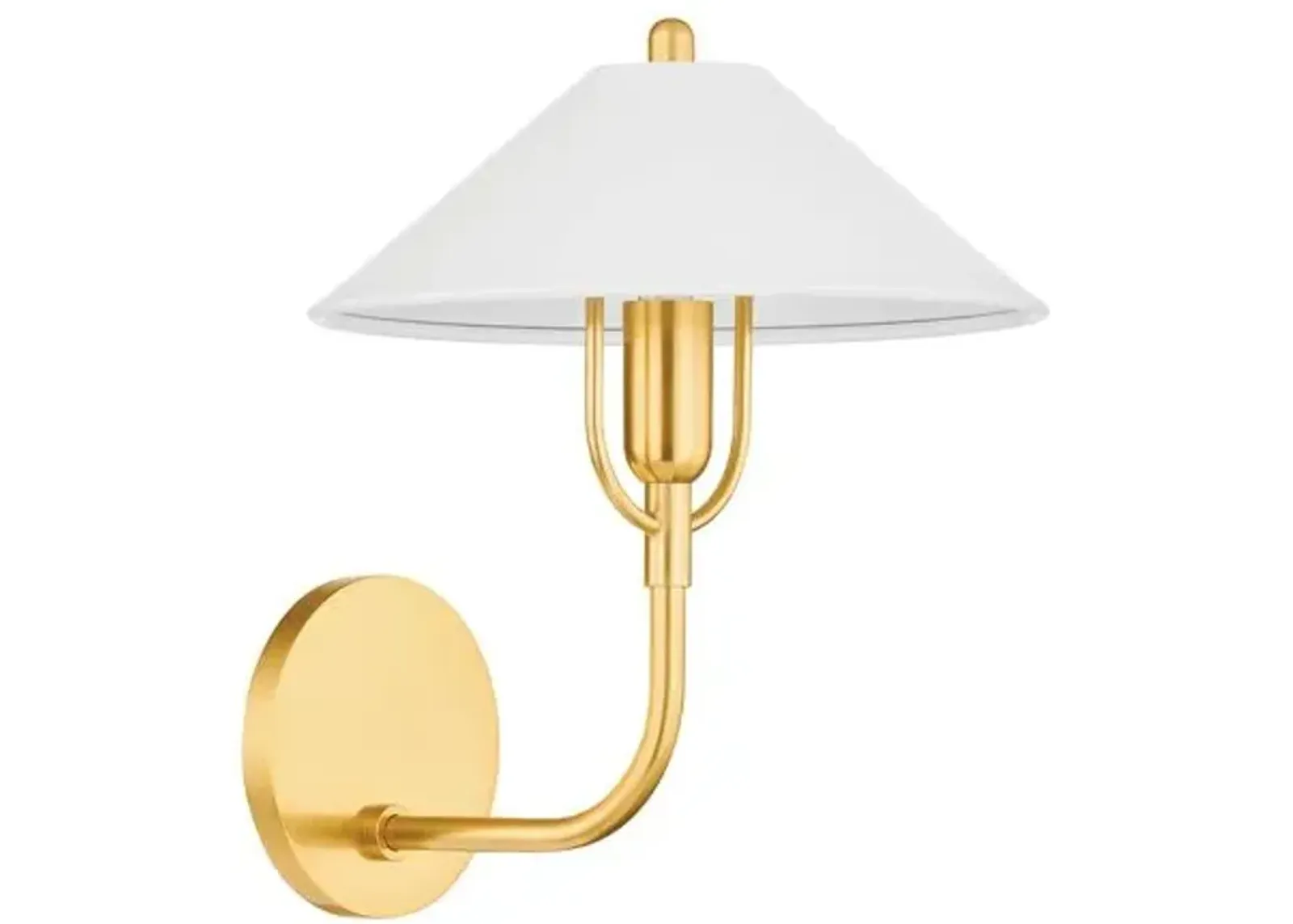 Rory 12" Wall Sconce - White