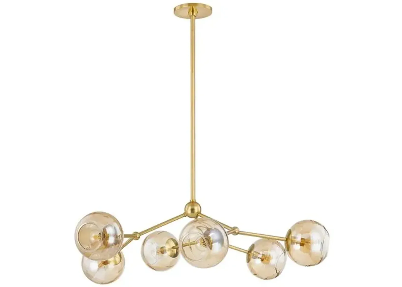 Kylen Chandelier - Aged Brass - Gold