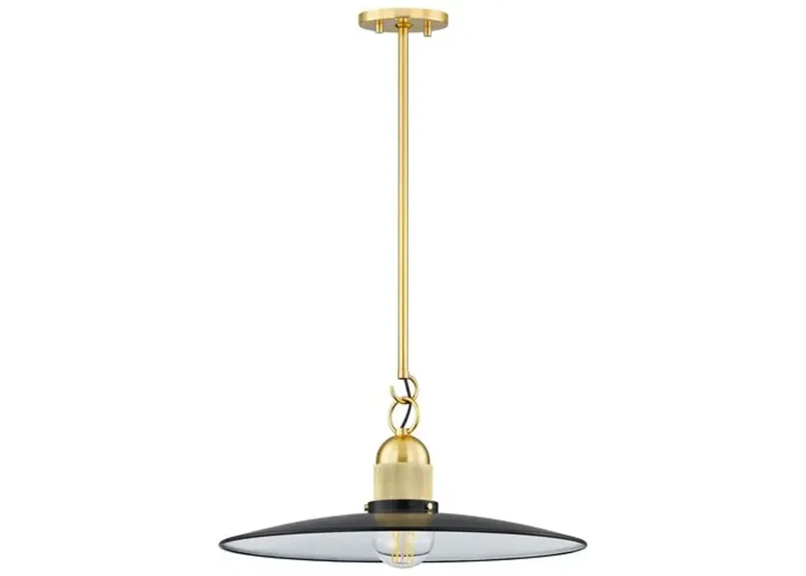 Magdalena 8.75" Pendant - Black