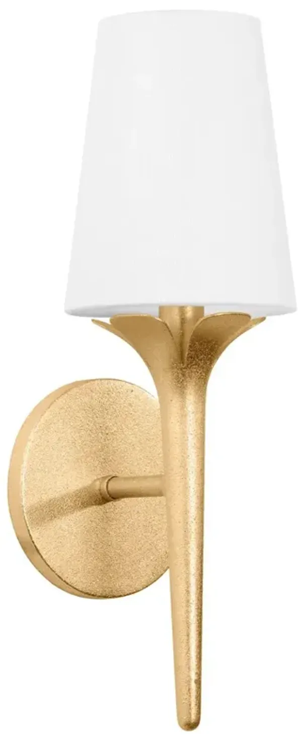 Remy 16" Wall Sconce - Gold Leaf