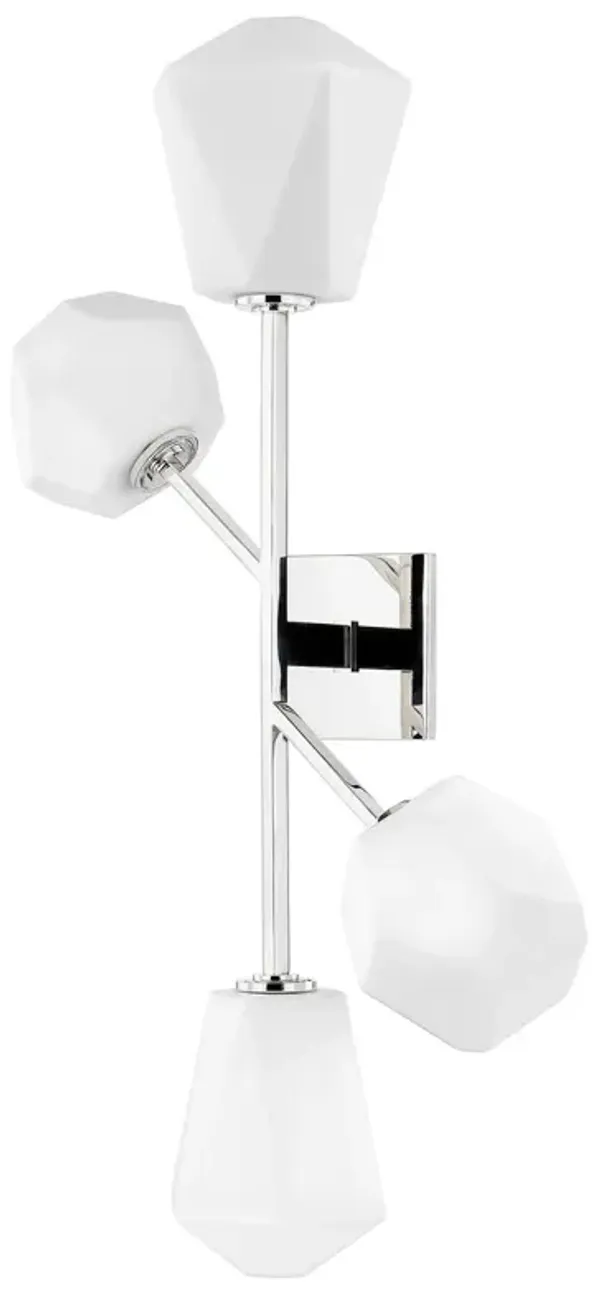 Tring 32" Glass Gem Wall Sconce