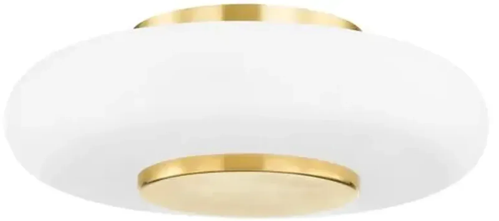 Blyford 3.25" Flush Mount - Gold