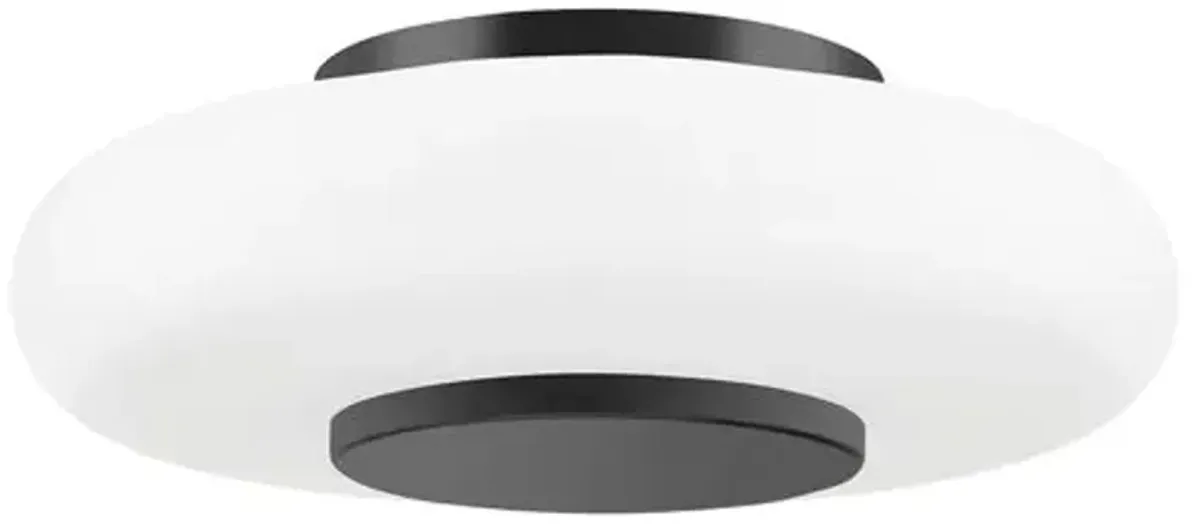 Blyford 3.25" Flush Mount - Black