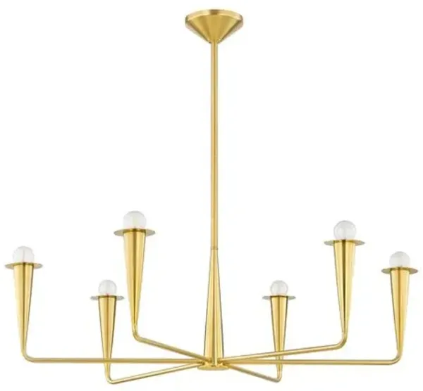 Danna Chandelier - Gold