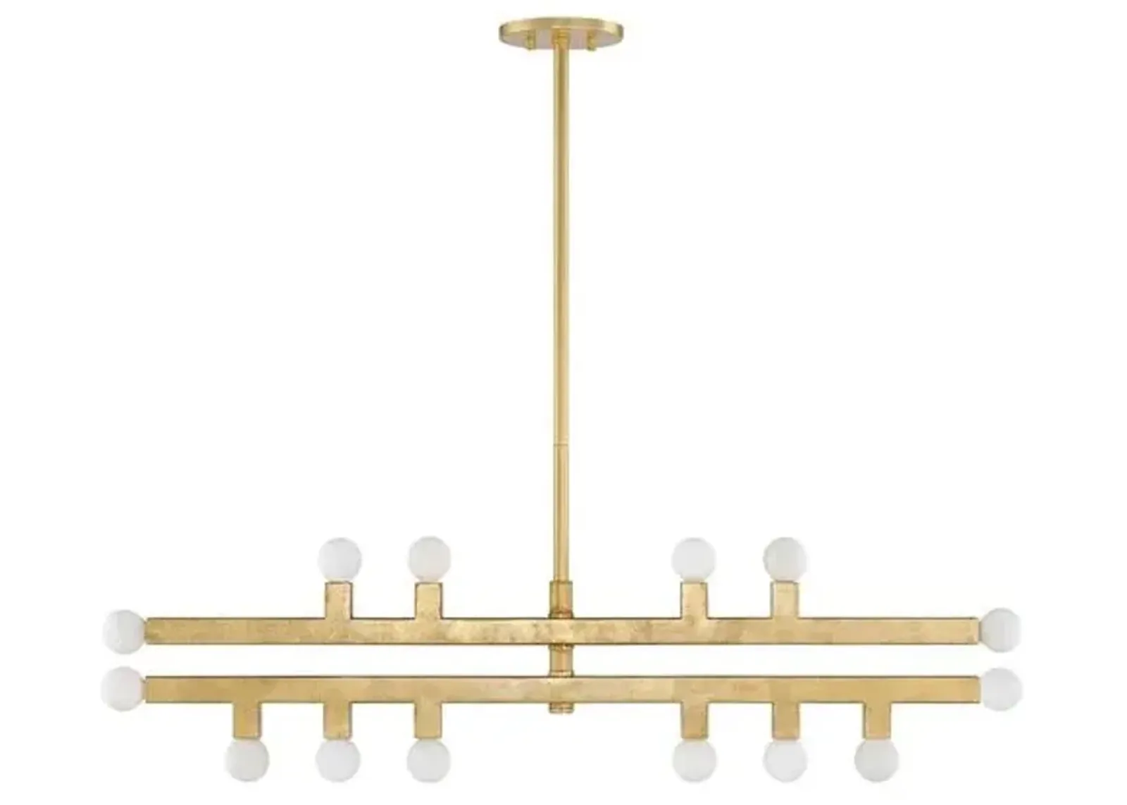 Sutter 10.5" Linear Chandelier - Gold