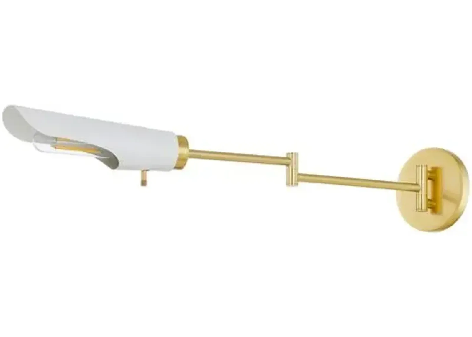 Harperrose 5" Wall Sconce - Aged Brass/Soft White