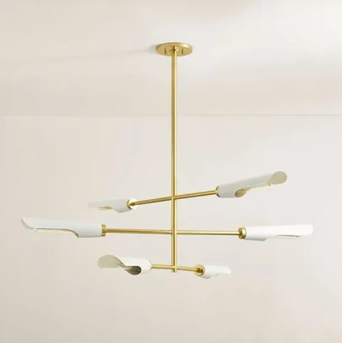 Harperrose 15.5" Chandelier - Aged Brass/Soft White