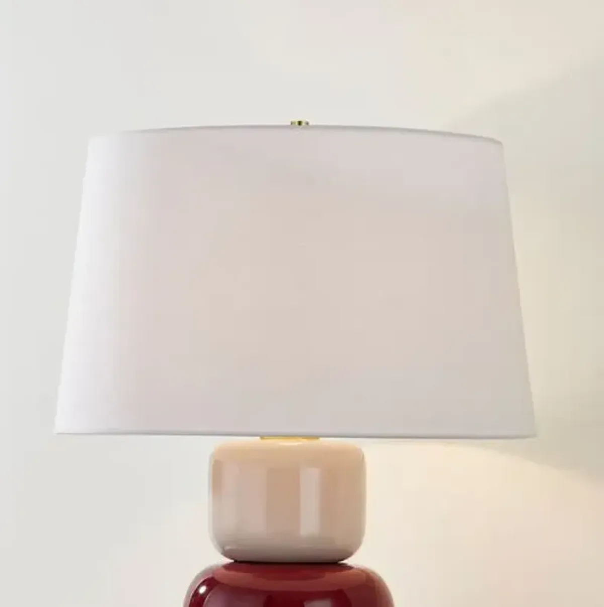 Batya Ceramic Table Lamp - Bordeaux Blush - Zoe Feldman for Mitzi - Pink