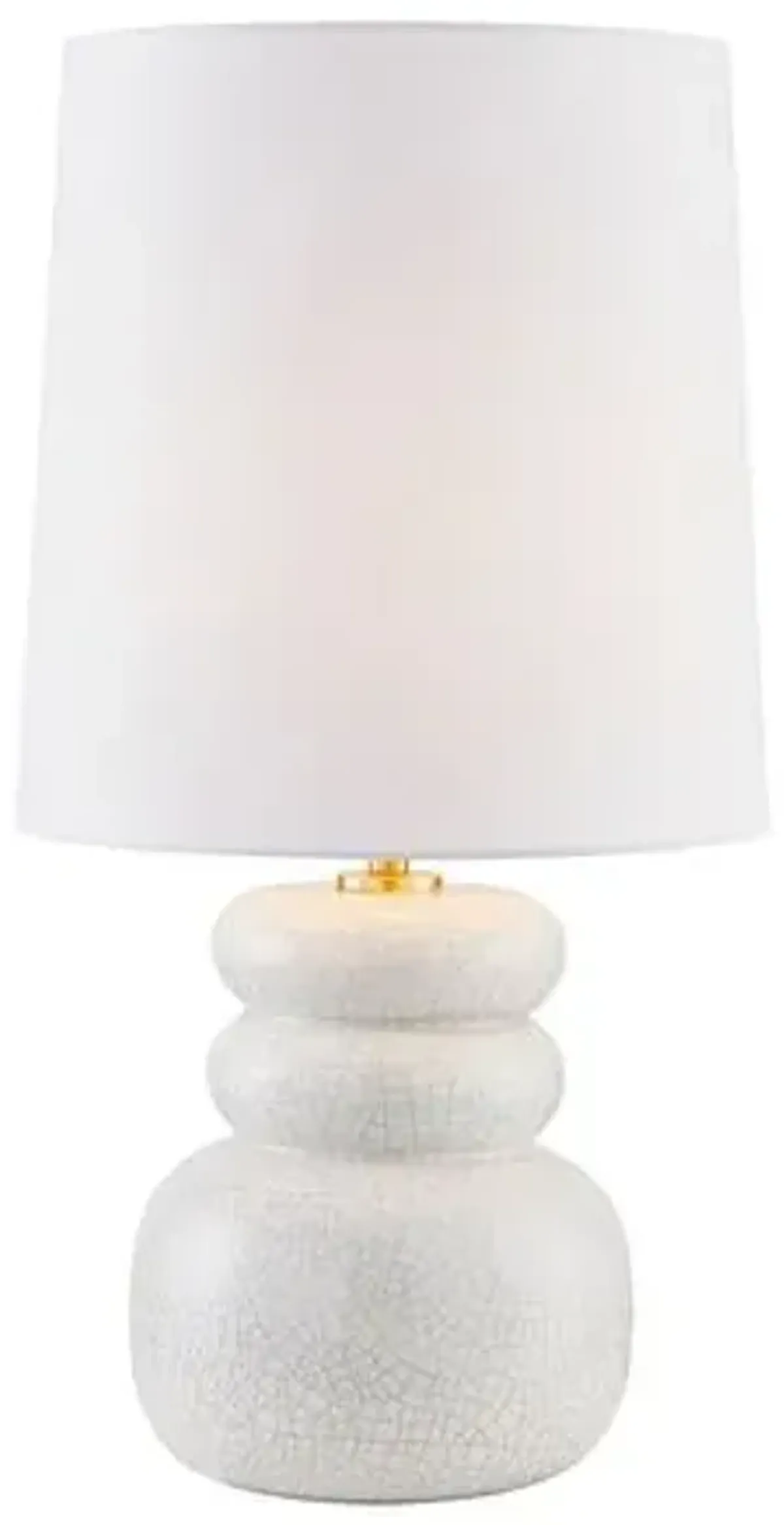 Corinne Ceramic Table Lamp - Peignoir Crackle - Zoe Feldman for Mitzi - Pink