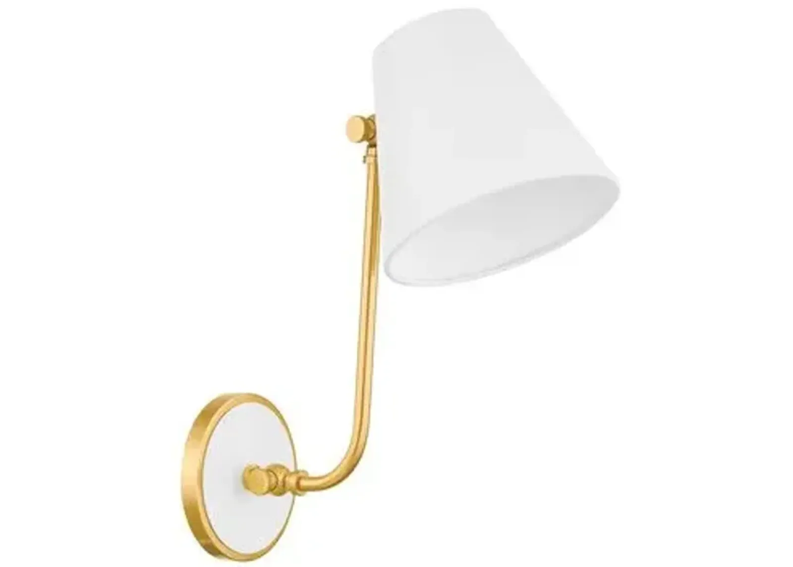 Georgann Wall Sconce - Aged Brass/Soft White - Zoe Feldman for Mitzi