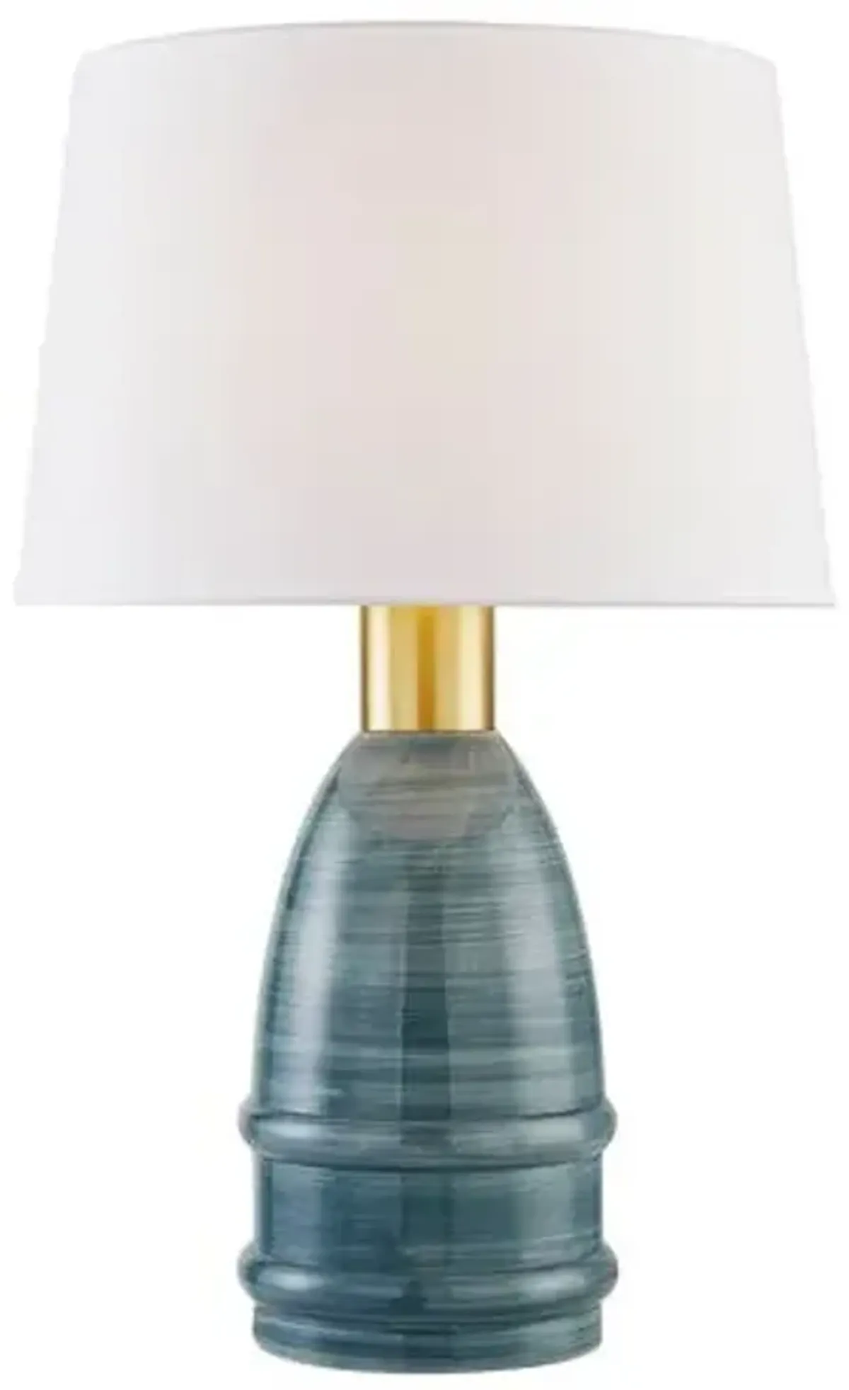 Tenley Ceramic Table Lamp - Gold/Inchyra Blue - Zoe Feldman for Mitzi