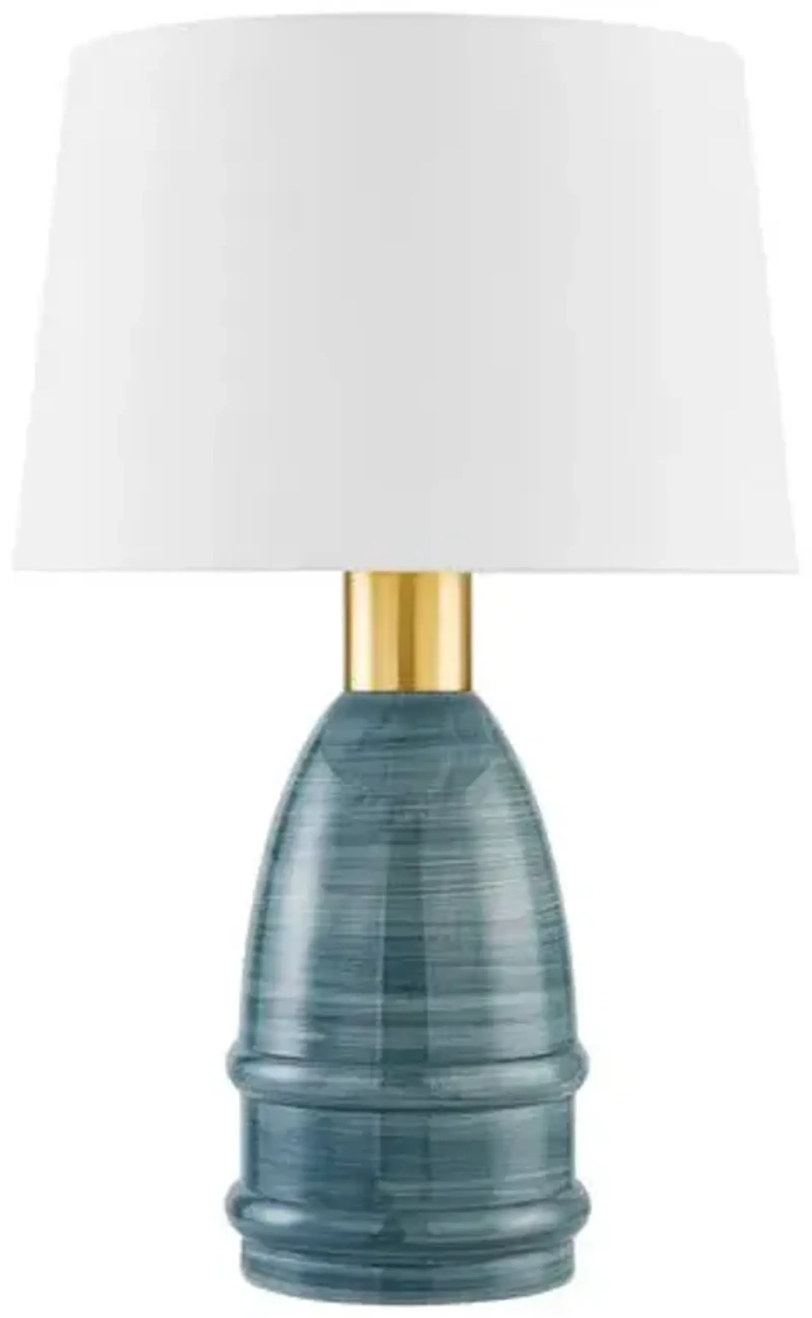 Tenley Ceramic Table Lamp - Gold/Inchyra Blue - Zoe Feldman for Mitzi